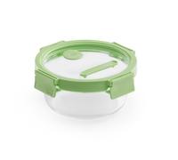 Lékué Recipiente hermético de vidrio Lékué redondo 650 ml Verde