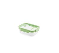 Lékué Recipiente hermético de vidrio para conservar, 1050 ml, rectangular