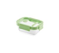 Lékué Recipiente hermético de vidrio para conservar, 370 ml, rectangular