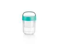 Lékué Recipiente para transportar alimentos, Jar to go Turquesa, 400 ml