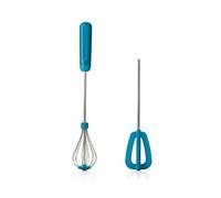 Lékué - Set de batidores exprés, Acero Inoxidable, 33 x 5.5 x 6 cm, Color Azul