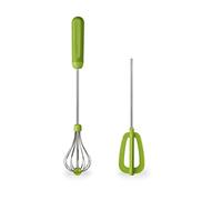 Lékué - Set de batidores exprés, acero inoxidable, 33 x 5.5 x 6 cm, color verde