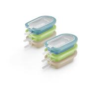 Lékué Set de Polos Mini Apilables de silicona Mediterráneo 6 un.