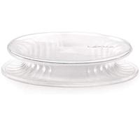Lékué Tapa Extensible para conservar alimentos, Silicona platino, Blanco, 1 unidad x 11,5 cm (Utensilio Cocina)