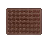 Lékué Tapete macaron de silicona Lékué 40 cm Marrón