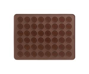 Lékué Tapete macaron de silicona Lékué 40 cm Marrón