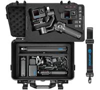 LEKUFEE Estuche Impermeable para Estabilizador GoPro Fluid Pro AI 3 Ejes | Maletín de Transporte para GoPro Hero 13/12/11/10/9, GoPro Mission 1 Pro,Media Mod y Accesorios(Solo Estuche)