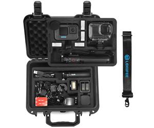 Lekufee Estuche Impermeable para GoPro Hero 13/12/11/10/9/8, Lit Hero,Hero 4K,Módulo Multimedia/Volta/Edición Creator/Cámara de Acción y Otros Accesorios (Solo el Maleta)