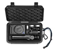 LEKUFEE Estuche Rígido Impermeable de Viaje para Sony ZV-1F,Sony ZV-1/ZV-1 II,cámara de vlog,batería (3 Piezas), GP-VPT2BT, GP-VPT3 Shooting Grip y Accesorios (Solo Estuche y Bolsa)