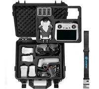 Lekufee Estuche Rígido Impermeable para dji Mini 4 Pro/ 3 Pro/Mini 3 Drone,RC N2/N1/2,dji Goggles 3(No para Goggles N3)/2/Integra,RC Motion 2 y Accesorios (Solo Maleta)