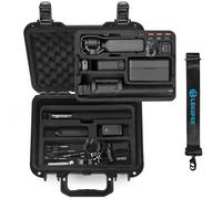 LEKUFEE Estuche Rígido Impermeable para dji Osmo Pocket 4, Osmo Pocket 3, dji Mic 3/2/Mini/Mic,Pack Estándar, Pack para Creadores, Pack Esencial y Accesorios (Solo Funda)