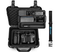 LEKUFEE Estuche Rígido Impermeable para Insta360 X5, Insta360 X4/X3 Paquete Esencial,Paquete estándar, Paquete Motero y Otros Accesorios (Solo Estuche)