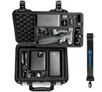 LEKUFEE Estuche Rígido Portátil e Impermeable para dji Osmo Mobile 7P/7,estabilizador Gimbal,dji Mic 3,dji Mic Mini,Mic 2 y más Accesorios (Solo Estuche)