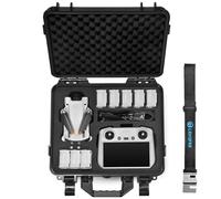Lekufee - Funda de Transporte rígida Impermeable Compatible con Mando a Distancia dji Mini 4 Pro/dji Mini 3 Pro/dji Mini 3/dji RC 2/dji RC/RC-N2/N1 y Accesorios (Estuche Solamente)