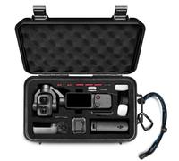 Lekufee Funda rígida impermeable de viaje compatible con DJI Osmo Pocket 4P, Osmo Pocket 4, Creator Combo, cámara Vlog y accesorios (solo funda y bolsa)