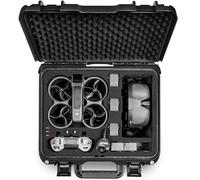 LEKUFEE Maleta Rígido Impermeable para Drone dji Avata 2, Fly More Combo, dji Goggles N3/3/Integra,RC Motion 3/2, FPV Remote Controller 3/2 y más Accesorios (Solo Estuche)