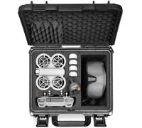 LEKUFEE Maletín Rígido Impermeable para dji Neo 1 Drone,dji Pack Neo 1 Motion Vuela Más,dji Goggles N3/3/2/Goggles Integra,dji RC 2,dji RC N3/N2, dji RC Motion 3/2 y Accesorios (Solo Estuche)