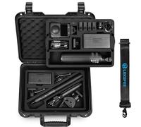 LEKUFEE Maletín Rígido Impermeable para dji Osmo 360, dji Pack Aventura Osmo 360,Batería,Palo de Selfie Invisible Osmo,Estuche de Carga dji Mic 3/2/Mic Mini,Más Accesorios (Solo Estuche)