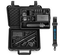 LEKUFEE Maletín Rígido Impermeable para dji Osmo 360 II,Osmo 360, Pack Aventura Osmo 360,Estuche de Carga dji Mic 3/2/Mic Mini,Más Accesorios (Solo Estuche)