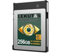 LEKUTAS Tarjeta de memoria CFexpress tipo B de 256 GB, R1400MB/s W800MB/s CFX xqd tipo B para cámaras 8K RAW, compatible con Nikon Z6/Z7/D6, Canon EOS-1DXMark III/EOS-R5, Panasonic S1/S1R, DJI Ronin