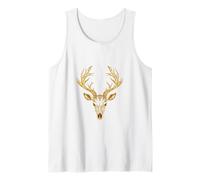 #lele - Camiseta con diseño de cornamenta de ciervo Camiseta sin Mangas
