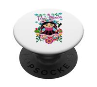 Lele Doll The Patrimonial Beauty of The Mazahua and Otomí PopSockets PopGrip Adhesivo