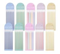 LELE LIFE 1600 unidades de cinta resaltadora extraíble, marcadores de página larga transparente, pestañas para notas, pestañas de libro para anotar libros, resaltadores,