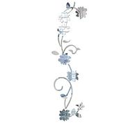 LELE LIFE Pegatinas de pared acrílicas con diseño de flores de vid, para decoración de pared de casa