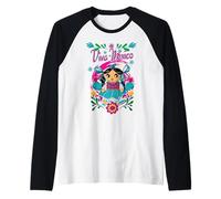 Lelé Mexican Latina Hispanic Heritage Month Siesta Pride Camiseta Manga Raglan