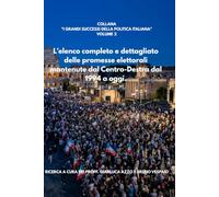 L'elenco completo e dettagliato delle promesse elettorali mantenute dal Centro-Destra dal 1994 a oggi. ("I GRANDI SUCCESSI DELLA POLITICA ITALIANA")