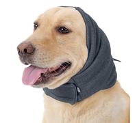 Lelepet Dog Snood, orejeras para protección contra el ruido, orejas silenciosas, protector, cubierta para aliviar la ansiedad, envoltura para la cabeza, capucha calmante para el aseo de truenos de