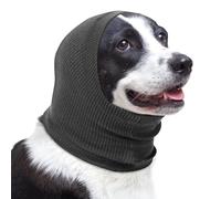 Lelepet Protector de orejas de perro para aliviar la ansiedad, capucha calmante para perros, orejas silenciosas para perros, orejeras para mascotas, diadema, envoltura para cabeza de mascotas para