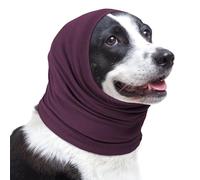 Lelepet Protector de orejas de perro para aliviar la ansiedad, capucha calmante para perros, orejas silenciosas para perros, orejeras para mascotas, diadema, envoltura para la cabeza de mascotas para