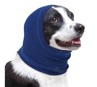 Lelepet Protector de orejas de perro para aliviar la ansiedad, capucha calmante para perros, orejas silenciosas para perros, orejeras para mascotas, diadema, envoltura para cabeza de mascotas para