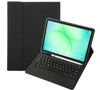 leleyo Funda con Teclado para Samsung Galaxy Tab A11+ de 11 Pulgadas, Cubierta Inteligente con Teclado táctil, magnética, extraíble, Bluetooth, QWERTY, Color Negro