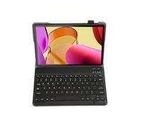 leleyo Funda con teclado para tablet Amazon Fire Max 11 de 11 pulgadas, cubierta inteligente magnética con teclado Bluetooth inalámbrico extraíble para Fire Max 11, color negro
