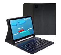 leleyo Funda con teclado para tablet iPad mini6 de 8.3 pulgadas, cubierta inteligente magnética con teclado Bluetooth inalámbrico extraíble para iPad mini6, color negro