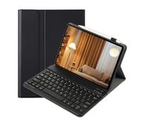 leleyo Funda con teclado para tablet Lenovo Tab M8 de 8 pulgadas, cubierta inteligente magnética con teclado Bluetooth inalámbrico extraíble para Lenovo Tab M8, color negro