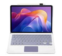 leleyo Funda con Teclado para Xiaomi Redmi Pad 2 de 11 Pulgadas, Cubierta Inteligente con Teclado táctil, magnética, extraíble, Bluetooth, QWERTY, Color Morado