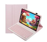 leleyo Funda con Teclado para Xiaomi Redmi Pad 2/SE de 11 Pulgadas, Funda con Teclado magnético extraíble QWERTY para Redmi Pad 2, Rosa