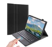 leleyo Funda para tablet Lenovo Tab M10 5G de 10.6 pulgadas, cubierta inteligente magnética con teclado Bluetooth inalámbrico extraíble para Lenovo Tab M10 5G 2023, color negro