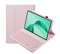 leleyo Funda Teclado para Honor Pad X8a/X8b 11" Teclado Wirless Magnético Desmontable Inalámbrico QWERTY para Honor Pad X8a 11 Pulgadas 2024 (Rosado)