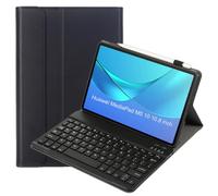 leleyo Funda Teclado para Huawei MediaPad M5 de 10,8 Pulgadas Funda con Teclado inalámbrico magnético QWERTY Desmontable para Huawei MediaPad M5 de 10,8" (Negro)