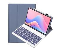 leleyo Funda Teclado para Lenovo Tab de 10,1 Pulgadas Slim Cover con Teclado inalámbrico magnético extraíble QWERTY para Lenovo Tab,Lila