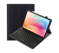 leleyo Funda Teclado para Lenovo Tab de 10,1 Pulgadas Slim Cover con Teclado inalámbrico magnético extraíble QWERTY para Lenovo Tab,Negro