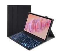 leleyo Funda Teclado para Lenovo Tab Plus de 11,5 Pulgadas Cover Inteligente con Teclado retroiluminado Bluetooth inalámbrico extraíble magnética QWERTY para Tab Plus 2024 (Negro)