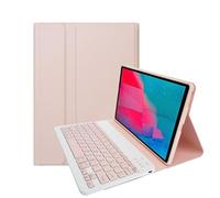 leleyo Funda Teclado para Tablet Lenovo Tab M10 Plus de 10,3 Pulgadas FHD (TB-X606F/TB-X606X) / K10 (TB-X6C6) Cover Inteligente con Teclado Bluetooth inalámbrico extraíble magnética QWERTY (Púrpura)