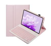 leleyo QWERTY - Funda con teclado para tablet Honor Pad X8 Pro / X9 de 11,5 pulgadas, con teclado Bluetooth inalámbrico extraíble QWERTY para Pad X8 Pro / X9, color rosa
