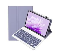 leleyo QWERTY - Funda con teclado para tablet Honor Pad X8 Pro / X9 de 11.5 pulgadas, cubierta inteligente magnética con teclado Bluetooth inalámbrico extraíble QWERTY para Pad X8 Pro / X9, color