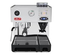 Lelit Anita Máquina de Café - Con Espumador de Leche, Molinillo de Café Integrado & Control de Temperatura PID - PL042TEMD - Acero Inoxidable Pulido - Plata